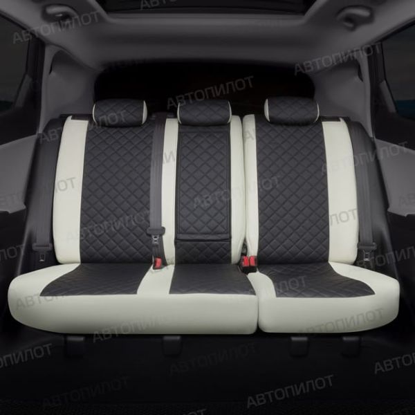 Чехлы Автопилот Экокожа Ромб на Москвич 3 (2022+) Чехлы Автопилот Экокожа Ромб на Москвич 3 (2022+)