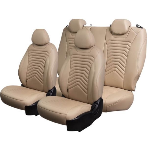 Чехлы Премиум Экокожа Байрон Президент|Жук на Peugeot 301 2013-2016 г.в.