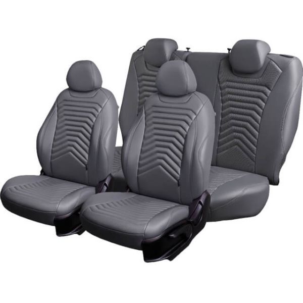 Чехлы Премиум Экокожа Байрон Президент|Жук на Peugeot 301 2013-2016 г.в.