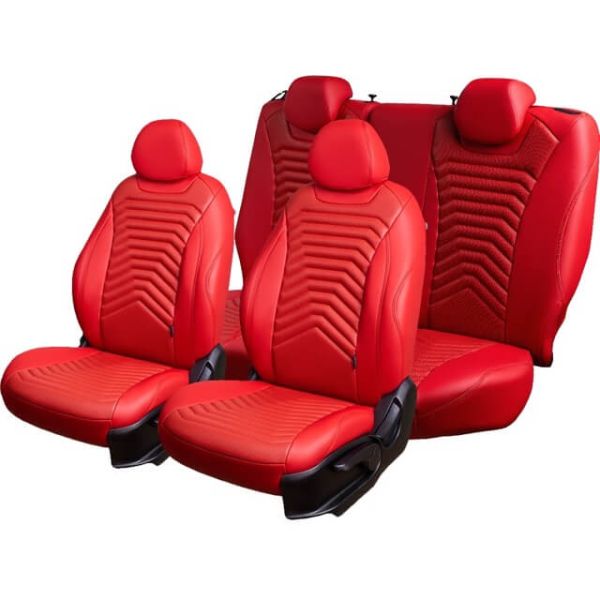 Чехлы Премиум Экокожа Байрон Президент|Жук на Peugeot 301 2013-2016 г.в.