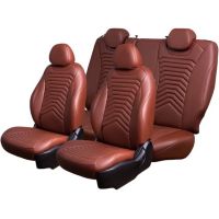 Чехлы Премиум Экокожа Байрон Президент|Жук на Peugeot 301 2013-2016 г.в.