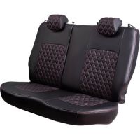 Чехлы Экокожа Турин Ромб на Skoda Yeti 2009-2018 г.в.