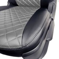 Чехлы Экокожа Ромб на Sollers Atlant (2022+) 3 места Чехлы Экокожа Ромб на Sollers Atlant (2022+) 3 места